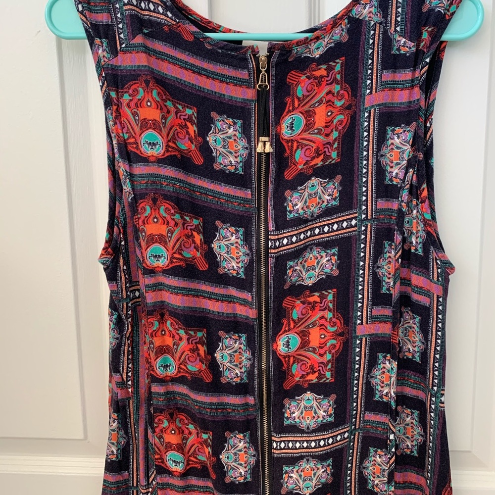 Cute Patterned Mini Dress / Top - Picture 6 of 8